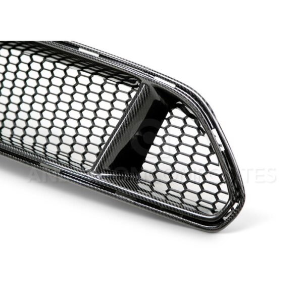 Anderson Composites, AC-FG15FDMU-GT, Type-GT carbon fiber upper grille for 2015-2017 Ford Mustang