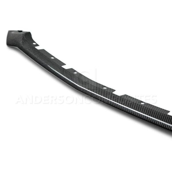 Anderson Composites, AC-FL15FDMU-AO, Type-OE carbon fiber front chin splitter for 2015-2017 Ford Mustang