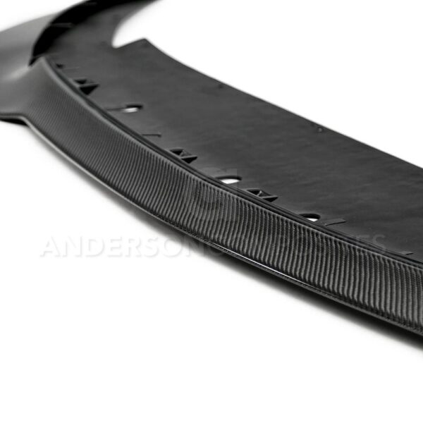 Anderson Composites, AC-FL15MU350R, Carbon fiber front splitter for 2015-2020 Ford Mustang GT350R (1PC)