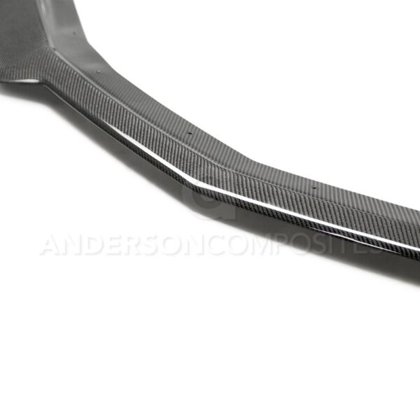 Anderson Composites, AC-FL19CHCAMSS-OE, Type-OE carbon fiber front chin spoiler for 2019-2021 Chevrolet Camaro SS (upper)