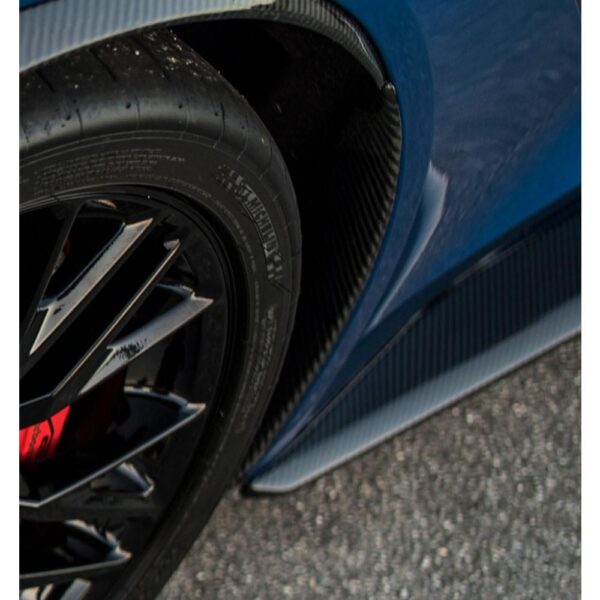 Anderson Composites, AC-FMG14CHC7-OE, Type-OE - carbon front mud flaps for 2014-2019 Chevrolet Corvette C7 Stingray/Z06