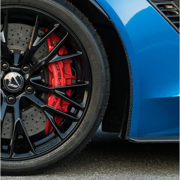 Anderson Composites, AC-FMG14CHC7-OE, Type-OE - carbon front mud flaps for 2014-2019 Chevrolet Corvette C7 Stingray/Z06