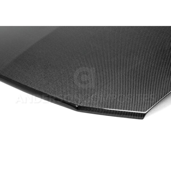 Anderson Composites, AC-HD0506FDMU-OE, Type-OE carbon fiber hood for 2005-2009 Ford Mustang