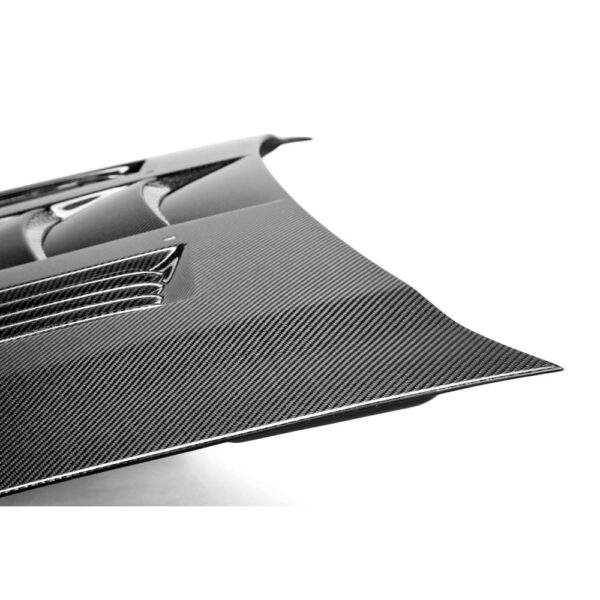 Anderson Composites, AC-HD05CHC6-OE, Type-OE carbon fiber hood for 2005-2013 Chevrolet Corvette C6