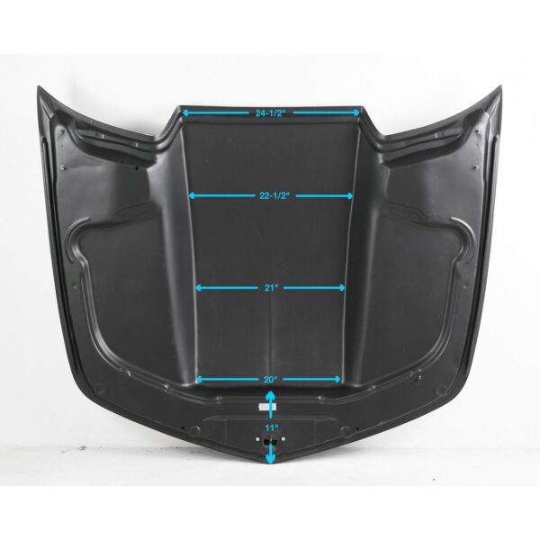 Anderson Composites, AC-HD15DGCRHC-OE, Type-OE carbon fiber hood for 2015-2021 Dodge Charger Hellcat