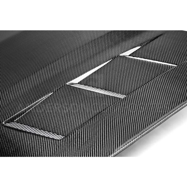 Anderson Composites, AC-HD1011CHCAM-TSII, Type-TSII carbon fiber hood for 2010-2015 Chevrolet Camaro