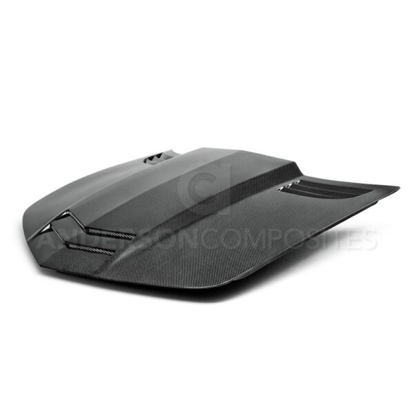 Anderson Composites, AC-HD1011CHCAM-TT, Type-TT carbon fiber hood for 2010-2015 Chevrolet Camaro