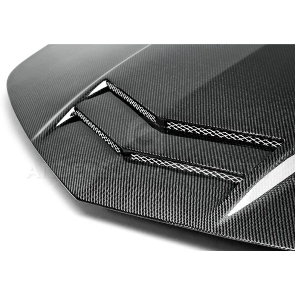 Anderson Composites, AC-HD1011CHCAM-TT, Type-TT carbon fiber hood for 2010-2015 Chevrolet Camaro