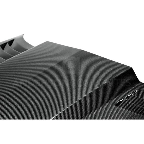 Anderson Composites, AC-HD1011CHCAM-TT, Type-TT carbon fiber hood for 2010-2015 Chevrolet Camaro