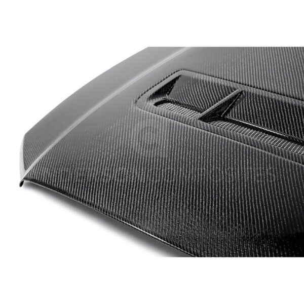 Anderson Composites, AC-HD1011FDMU-GT, Type-GT carbon fiber hood for 2010-2014 Shelby GT500 and 2013-2014 Ford Mustang