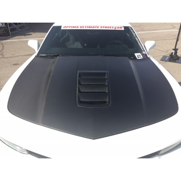 Anderson Composites, AC-HDS14CHC7-Z6, Carbon fiber hood vent for 2015-2019 Chevrolet Corvette C7 Z06