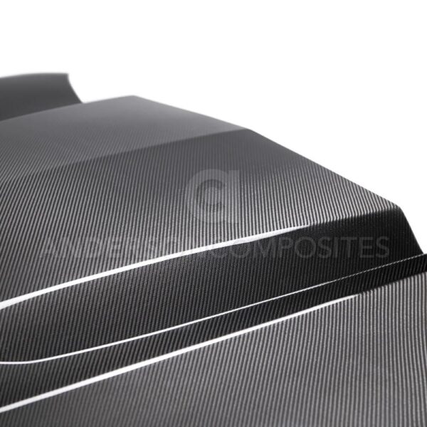 Anderson Composites, AC-HD16CHCAM-AZ-DS, Type-AZ double sided carbon fiber hood for 2016-2021 Chevrolet Camaro