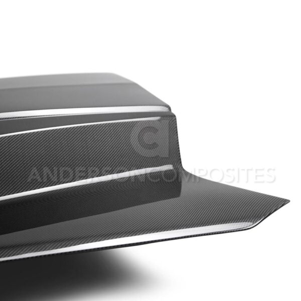 Anderson Composites, AC-HD17CHCAMZL-OE-DS, Type-OE double sided carbon fiber hood without hood insert for 2017-2021 Chevrolet Camaro ZL1