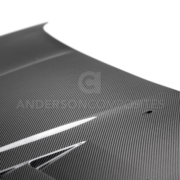 Anderson Composites, AC-HD16FDFO-SA, Type-SA carbon fiber hood for 2016-2018 Ford Focus