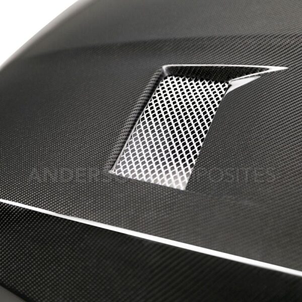 Anderson Composites, AC-HD16FDFO-TM, Type-TM carbon fiber hood for 2016-2018 Ford Focus RS