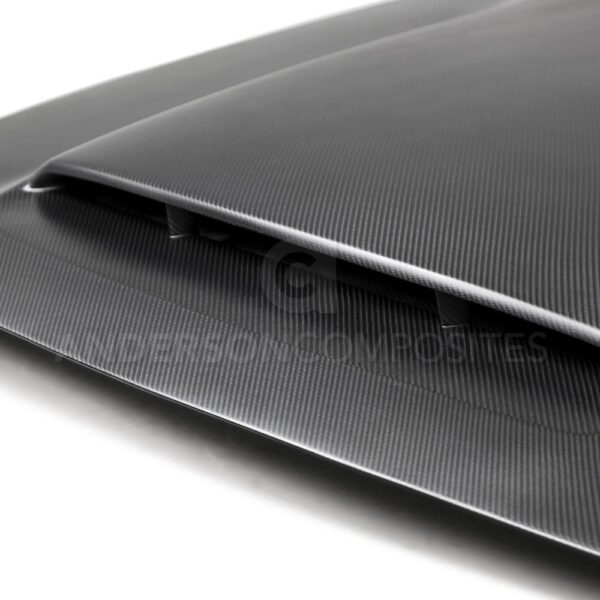 Anderson Composites, AC-HD18DGCHDM-OE-DRY, Type-OE dry carbon hood for 2018 Dodge Challenger Demon