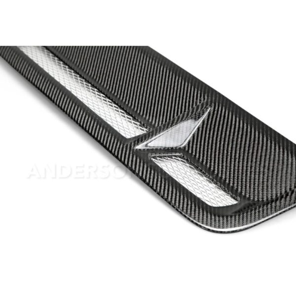 Anderson Composites, AC-HV11MU500, Carbon fiber hood vent for 2010-2014 Ford Shelby GT500