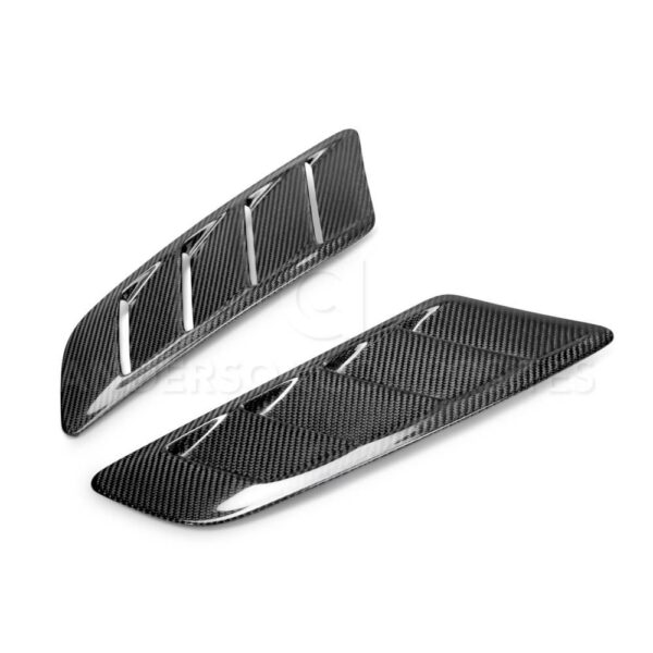 Anderson Composites, AC-HV15FDMUGT-AB, Type-AB carbon fiber hood vents for 2015-2017 Ford Mustang GT