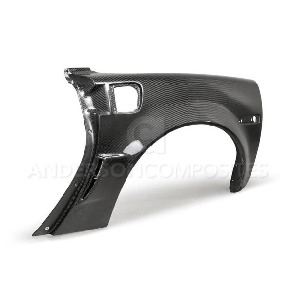 Anderson Composites, AC-RF05CHC6ZR, Type-ZR1 Carbon fiber rear quarter panel for 2005-2013 Chevrolet Corvette C6 (total 165" wider)