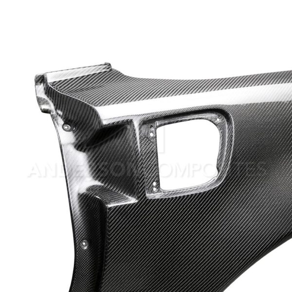 2020-2021 C8 carbon fiber rear diffuser fins
