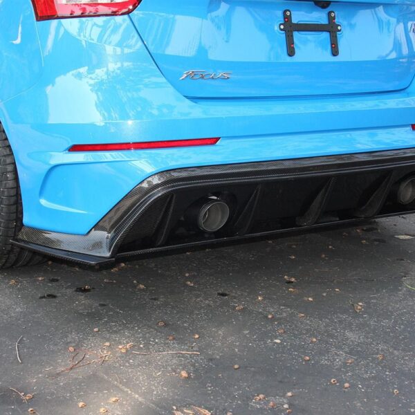 Anderson Composites, AC-RL16FDFO-AR, Type-AR carbon fiber rear diffuser for 2016-2018 Ford Focus RS