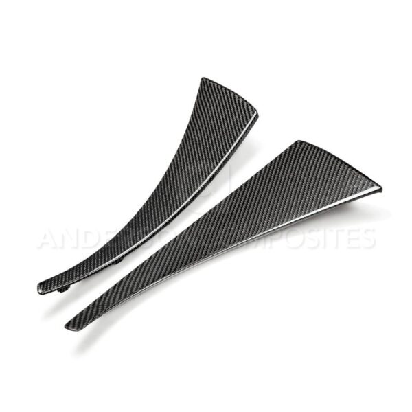 Anderson Composites, AC-RMG14CHC7-OE, Type-OE carbon fiber rear mud flaps for 2014-2019 Chevrolet Corvette C7 Stingray/Z06