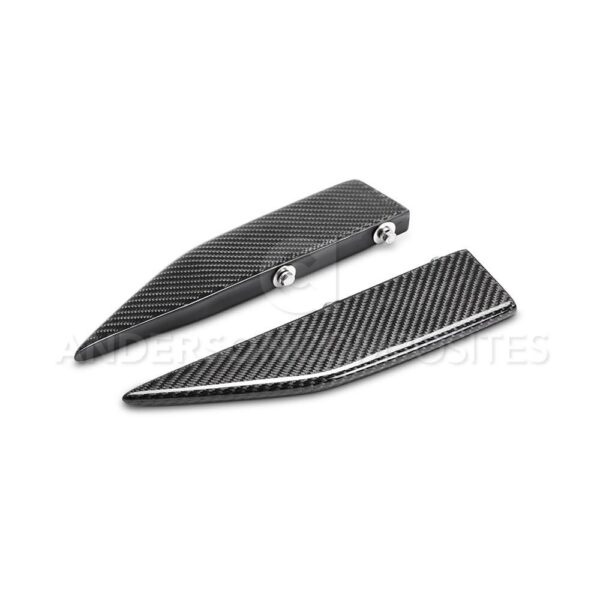 Anderson Composites, AC-TG1213FDGT, Carbon fiber license plate panel for 2013-2014 Ford Mustang GT/V6/GT500/2013 BOSS 302