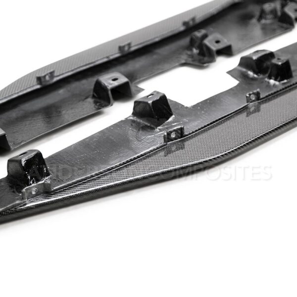 Anderson Composites, AC-SX20FDMU500, Carbon fiber side splitter extensions for 2020-2021 Ford Mustang Shelby GT500
