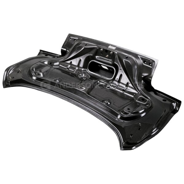 Anderson Composites, AC-TL15FDMU-SA-DS, Type-ST double sided carbon fiber decklid with integrated spoiler for 2015-2020 Ford Mustang