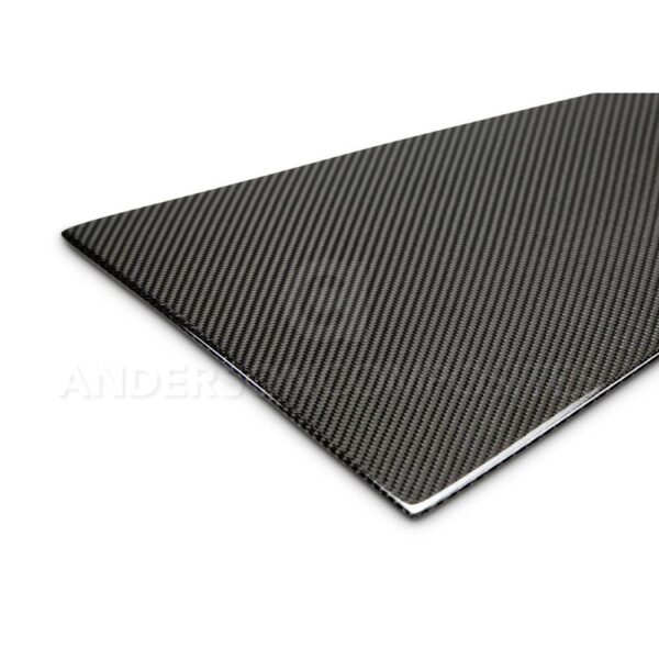 Anderson Composites, AC-WL15FDMU-F, Type-F carbon fiber window louvers for 2015-2020 Ford Mustang