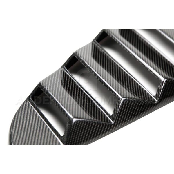 Anderson Composites, AC-WL15FDMU-V, Type-V carbon fiber window louvers for 2015-2020 Ford Mustang