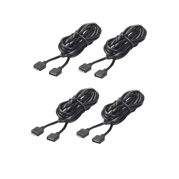 TYPE S extension cables for Plug & Glow vehicle LED lighting, 4x24 in.