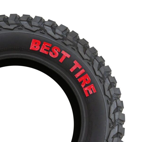 TYPE S Permanent weather-resistant tire styling marker for rubber, Red