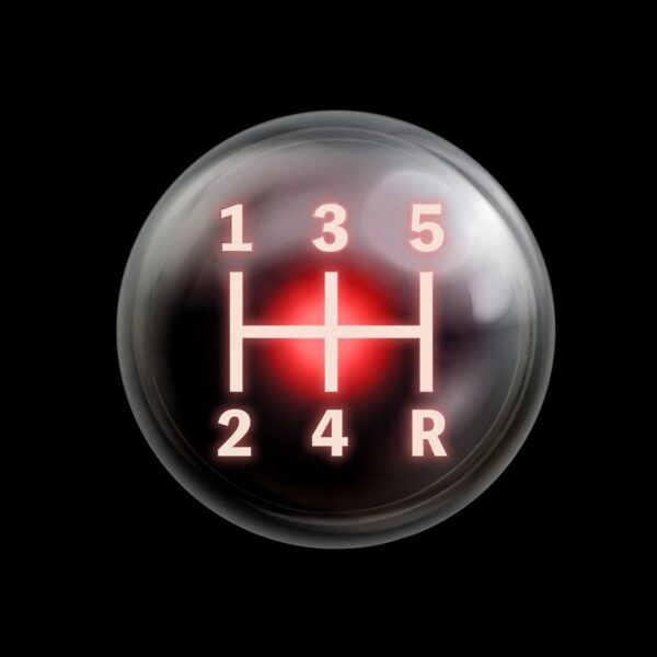 TYPE S manual trans shift knob with  gear pattern inserts & LED-backlighting