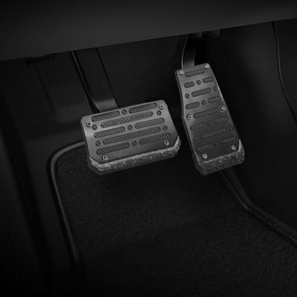 Carbon Fiber Pedal Pads Black Automatic