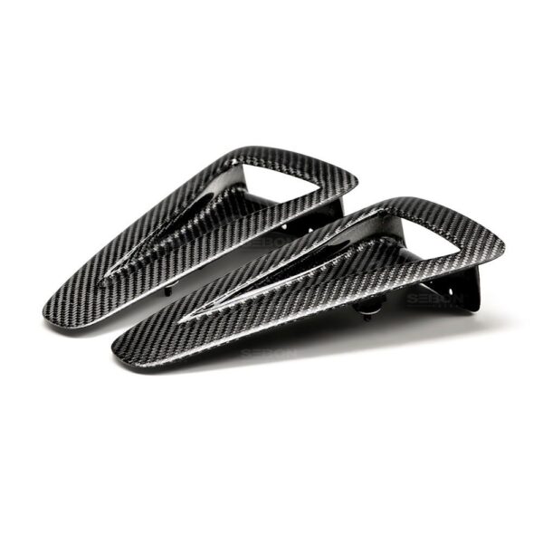 Seibon Carbon, AD0910NSGTR-OE, OE-style carbon fiber air duct for 2009-2012 Nissan GTR