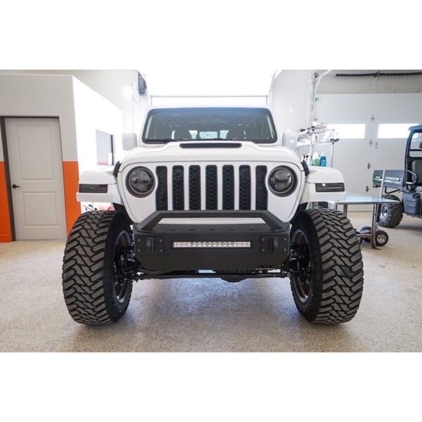 ICI Front Bumper; AL-FBM57JPN-RT; 2007 - 2023 Jeep Wrangler & Gladiator JK, JL, JT; Alumilite Series; aftermarket aluminum front bumper