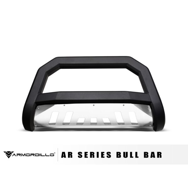 2007-2014 Chevrolet Avalanche AR Bull Bar - Matte Black W/Alum. Skid Plate