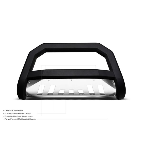 2000-2006 GMC Yukon XL 2500 AR Bull Bar - Matte Black W/Alum. Skid Plate