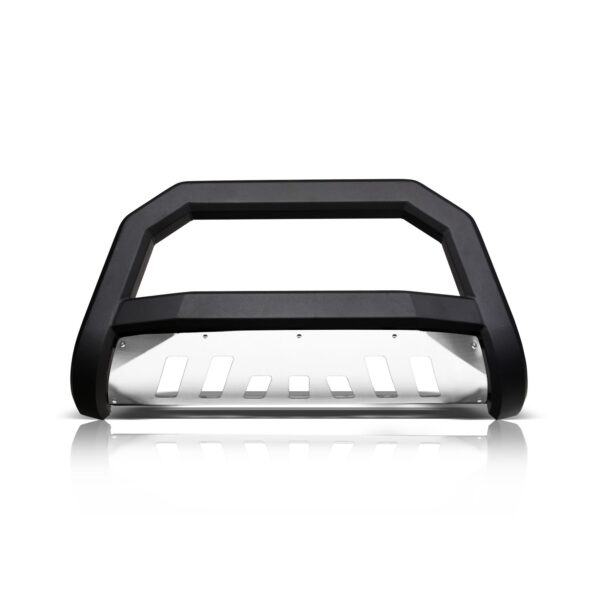 2007-2014 Chevrolet Avalanche AR Bull Bar - Matte Black W/Alum. Skid Plate