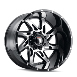 SPYDER (AT183) GLOSS BLACK MACHINED
