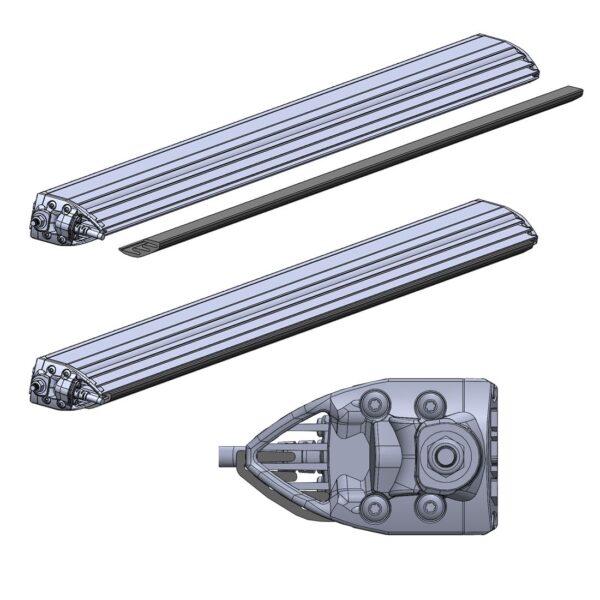2021 Bronco Roof Rack Light Kit with a SR Spot/Flood Combo Bar Included