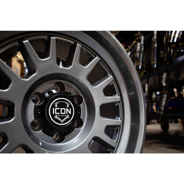 ICON Alloys Anza, Gun Metal, 17 x 8.5 / 5 x 5, -6mm Offset, 4.5" BS