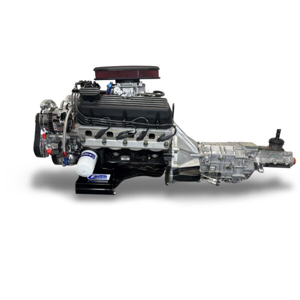 BluePrint Engines GM Small Block Compatible 400 C.I. Standard Edition - TKX Manual Transmission - Carbureted - - Polished Pulley Kit