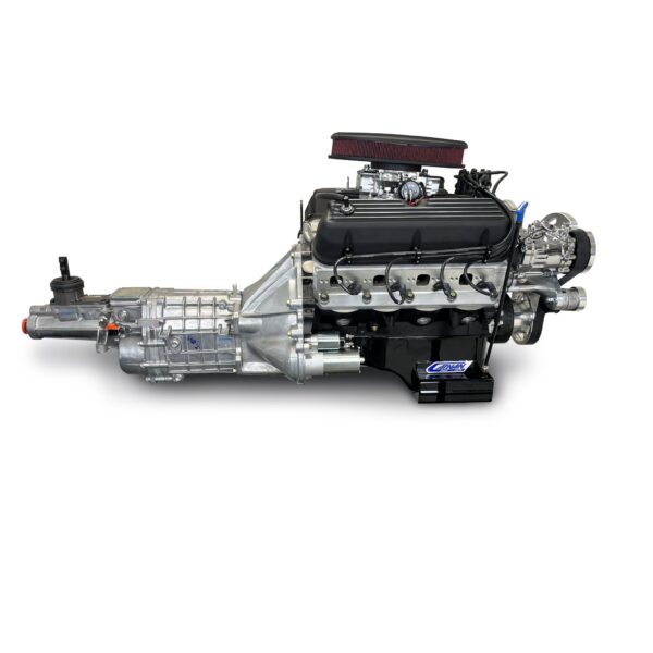 BluePrint Engines GM Small Block Compatible 400 C.I. Standard Edition - TKX Manual Transmission - Carbureted - - Polished Pulley Kit