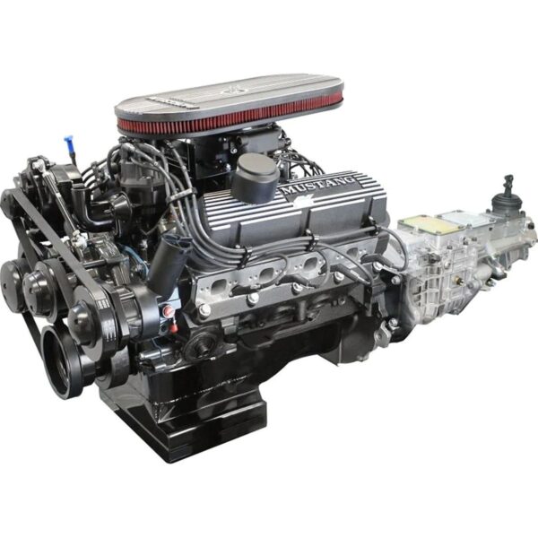 BluePrint Engines Ford Small Block Compatible 347 C.I. Mustang Edition - TKX Manual Transmission - Black Pulley Kit - Fuel Injected