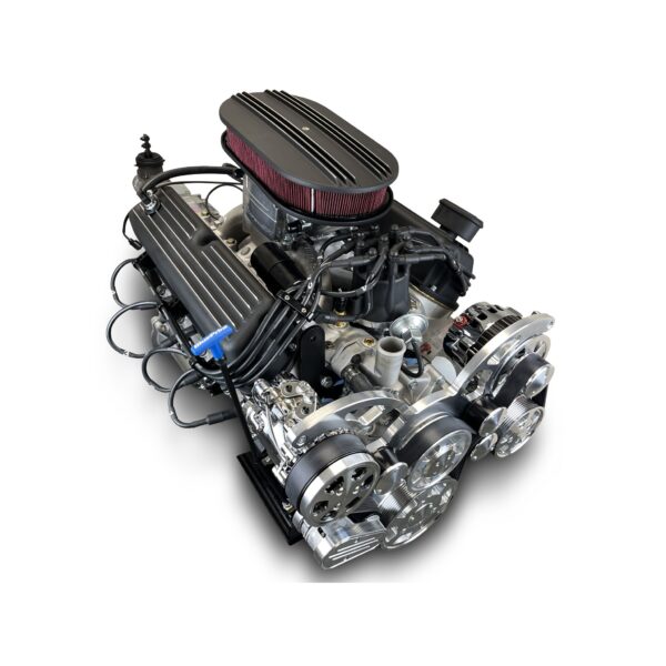 BluePrint Engines Ford Small Block Compatible 347 C.I. Standard Dressed - TKX Manual Transmission - Polished Pulley Kit - Fuel Injected