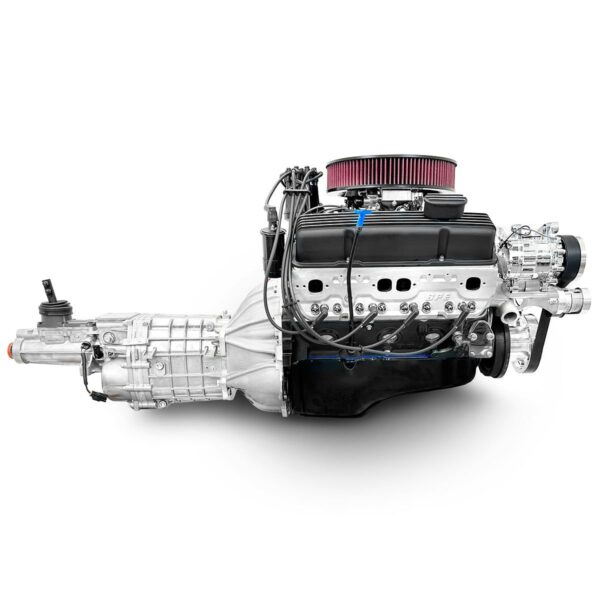 BluePrint Engines GM Small Block Compatible 383 C.I. Standard Edition - TKX Manual Transmission - Polished Pulley Kit - Fuel Injected