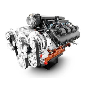 BluePrint Engines Chrysler Hemi Compatible 426 C.I. Standard Edition - 4L65/70E Automatic Transmission - Polished Pulley Kit - Fuel Injected