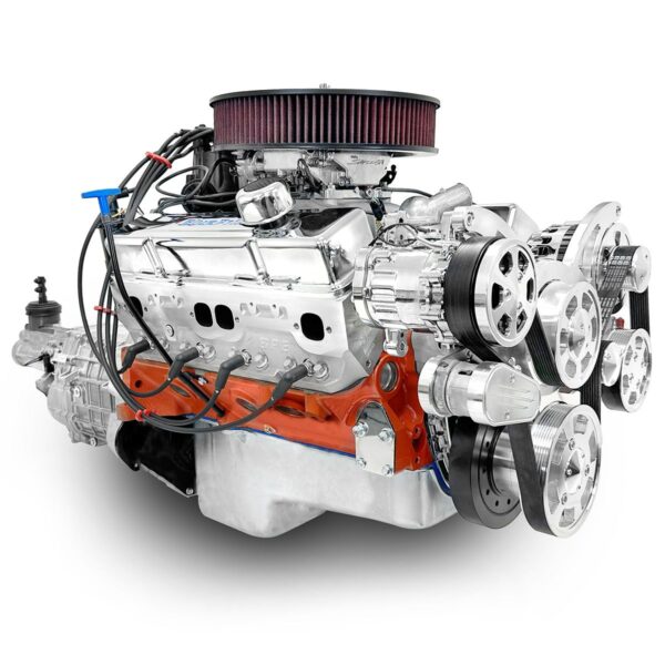 BluePrint Engines GM Small Block Compatible 427 C.I. Standard Edition - TKX Manual Transmission - Polished Pulley Kit - Fuel Injected